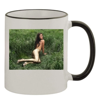 Megan Fox 11oz Colored Rim & Handle Mug