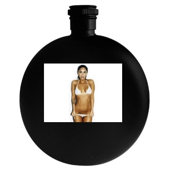 Megan Fox Round Flask