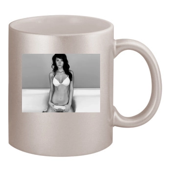 Megan Fox 11oz Metallic Silver Mug