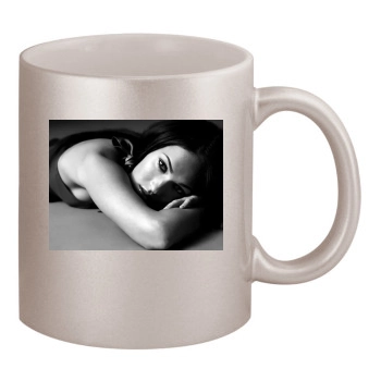 Megan Fox 11oz Metallic Silver Mug