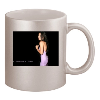 Megan Fox 11oz Metallic Silver Mug