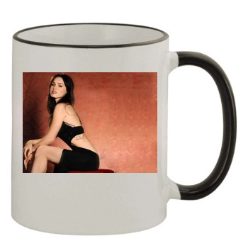 Megan Fox 11oz Colored Rim & Handle Mug