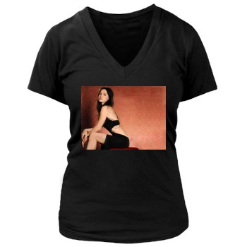 Megan Fox Women's Deep V-Neck TShirt