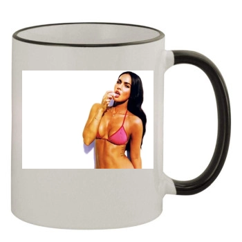 Megan Fox 11oz Colored Rim & Handle Mug