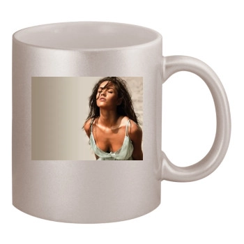 Megan Fox 11oz Metallic Silver Mug