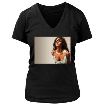 Megan Fox Women's Deep V-Neck TShirt