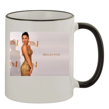 Megan Fox 11oz Colored Rim & Handle Mug