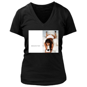 Megan Fox Women's Deep V-Neck TShirt