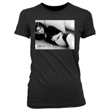 Megan Fox Women's Junior Cut Crewneck T-Shirt