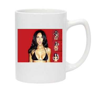 Megan Fox 14oz White Statesman Mug