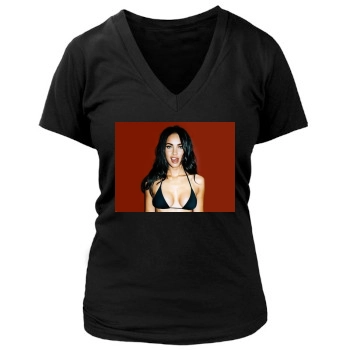 Megan Fox Women's Deep V-Neck TShirt