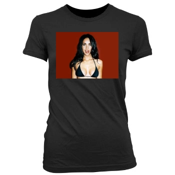 Megan Fox Women's Junior Cut Crewneck T-Shirt