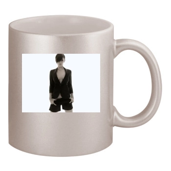 Megan Fox 11oz Metallic Silver Mug