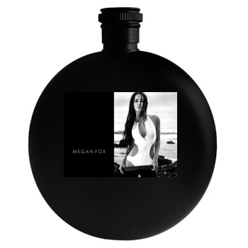 Megan Fox Round Flask