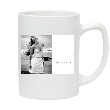 Megan Fox 14oz White Statesman Mug