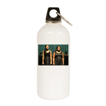 Glee White Water Bottle With Carabiner