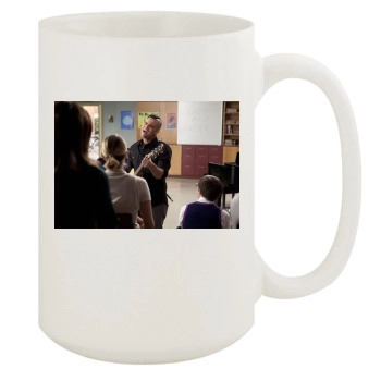 Glee 15oz White Mug