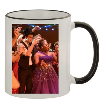 Glee 11oz Colored Rim & Handle Mug