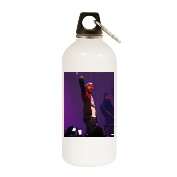 Frank Ocean White Water Bottle With Carabiner