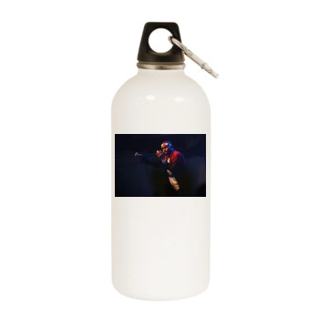 Frank Ocean White Water Bottle With Carabiner