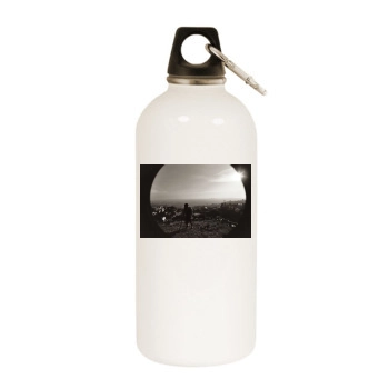 Frank Ocean White Water Bottle With Carabiner