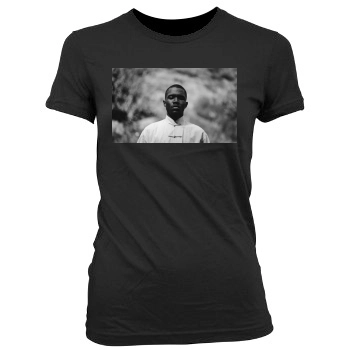 Frank Ocean Women's Junior Cut Crewneck T-Shirt