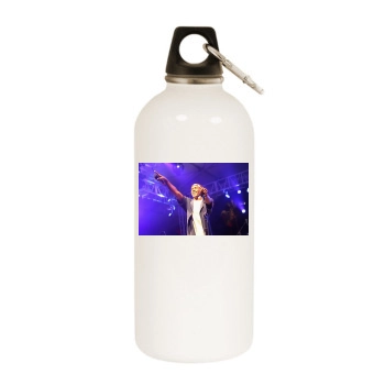 Frank Ocean White Water Bottle With Carabiner