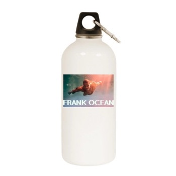 Frank Ocean White Water Bottle With Carabiner