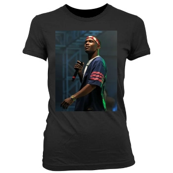 Frank Ocean Women's Junior Cut Crewneck T-Shirt