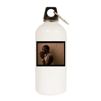 Frank Ocean White Water Bottle With Carabiner