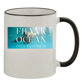 Frank Ocean 11oz Colored Rim & Handle Mug