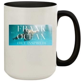 Frank Ocean 15oz Colored Inner & Handle Mug