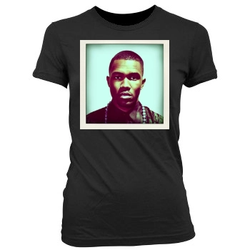 Frank Ocean Women's Junior Cut Crewneck T-Shirt