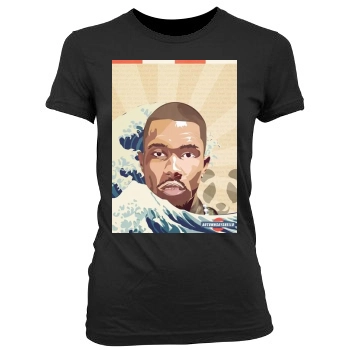 Frank Ocean Women's Junior Cut Crewneck T-Shirt