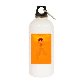 Frank Ocean White Water Bottle With Carabiner