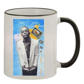 Frank Ocean 11oz Colored Rim & Handle Mug