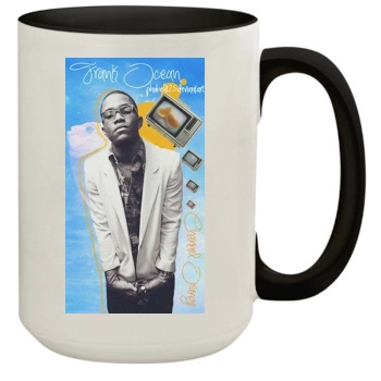 Frank Ocean 15oz Colored Inner & Handle Mug