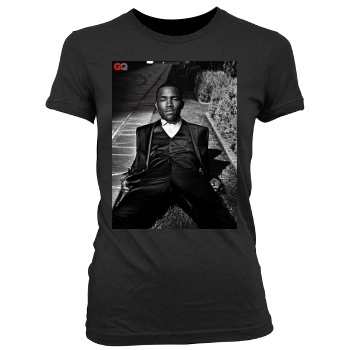 Frank Ocean Women's Junior Cut Crewneck T-Shirt