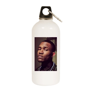 Frank Ocean White Water Bottle With Carabiner