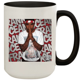 Frank Ocean 15oz Colored Inner & Handle Mug