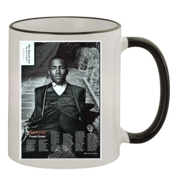 Frank Ocean 11oz Colored Rim & Handle Mug