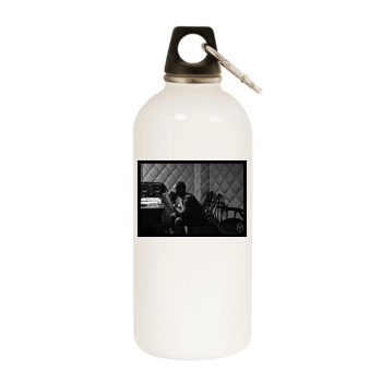 Frank Ocean White Water Bottle With Carabiner