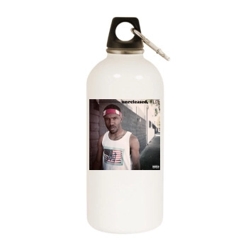 Frank Ocean White Water Bottle With Carabiner