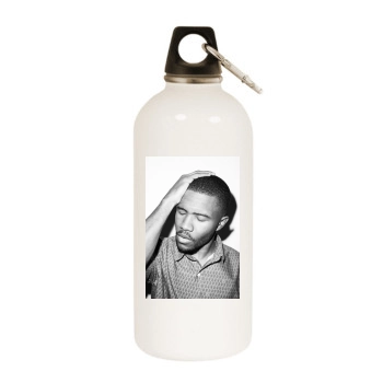 Frank Ocean White Water Bottle With Carabiner