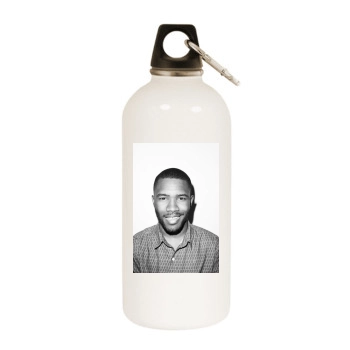 Frank Ocean White Water Bottle With Carabiner