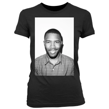 Frank Ocean Women's Junior Cut Crewneck T-Shirt