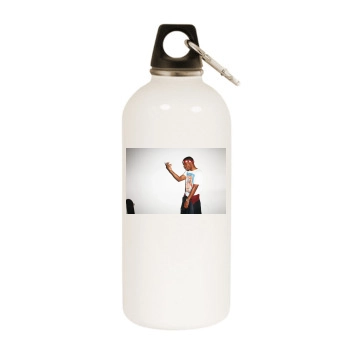 Frank Ocean White Water Bottle With Carabiner