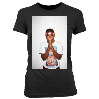 Frank Ocean Women's Junior Cut Crewneck T-Shirt