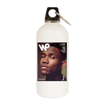 Frank Ocean White Water Bottle With Carabiner