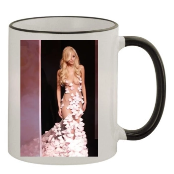 Zahia Dehar 11oz Colored Rim & Handle Mug